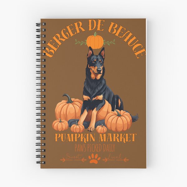 Item preview,  Pumpkin Market: Beauceron  with Pumpkins and Seasonal Text designed and sold by GoodyPaws.