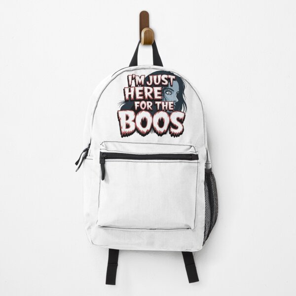 Item preview, Vintage Horror 'I'm Just Here for the Boos' T-Shirt: Bold Typography Design designed and sold by masteryStore.