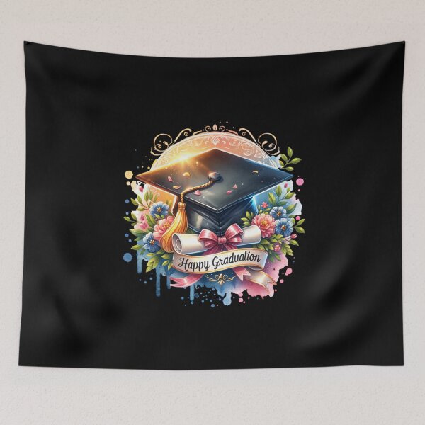 Item preview, Graduation Joy – Watercolor Design for Apparel & Accessories designed and sold by artedigital99.