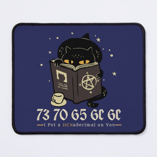 Item preview, I Put a HEXadecimal on You - spell - Tech Halloween designed and sold by Circle-Cats.