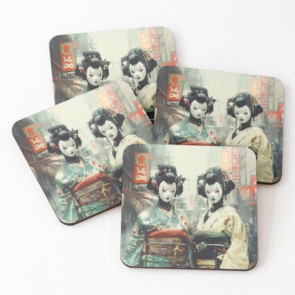 Item preview, GEISHA FUTURISTIC JAPAN designed and sold by kusamono-art.