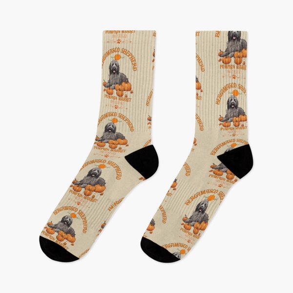 Item preview, Pumpkin Market: bergamasco shepherd groenendael  with Pumpkins and Seasonal Text designed and sold by GoodyPaws.