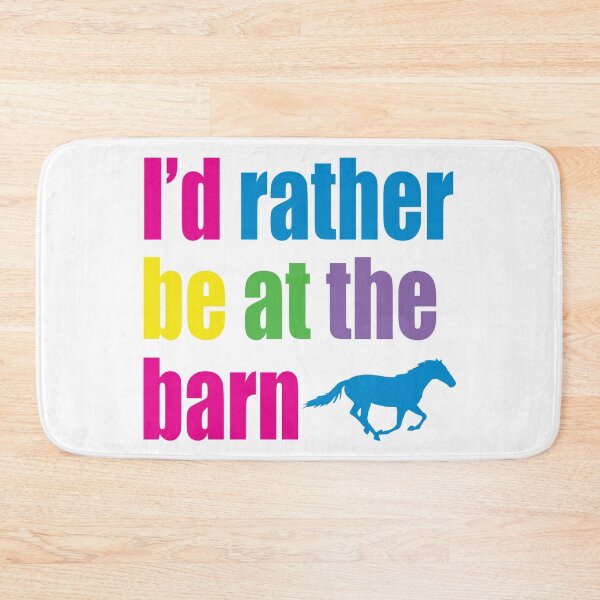 Item preview, I'd Rather Be At The Barn - Pop designed and sold by bellamousse design co.