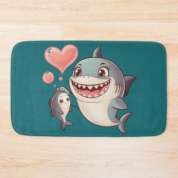 Item preview, a kawaii shark designed and sold by 123ks.
