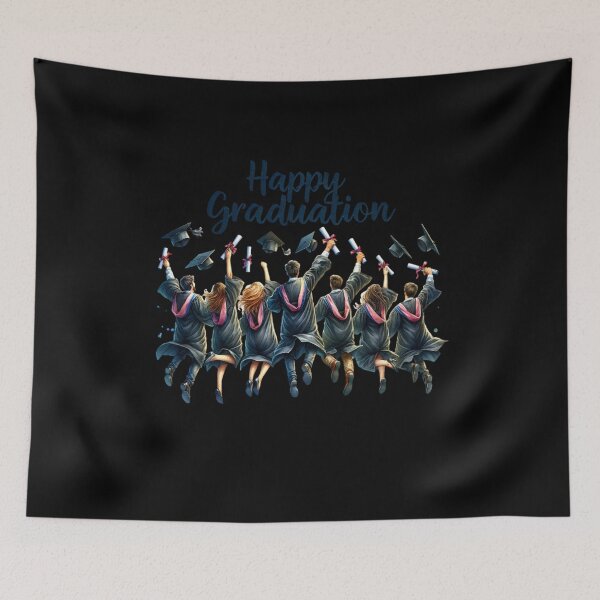 Item preview, Happy Graduation – Watercolor Art for Apparel & Gifts designed and sold by artedigital99.