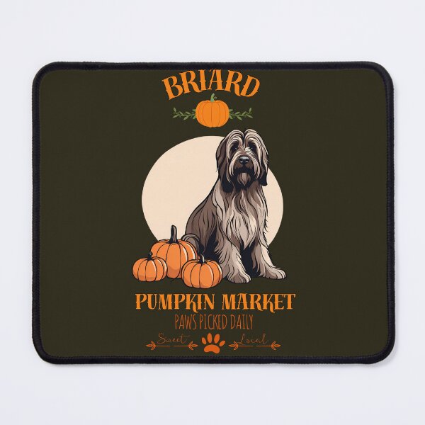 Item preview,  Pumpkin Market:briard  with Pumpkins and Seasonal Text designed and sold by GoodyPaws.