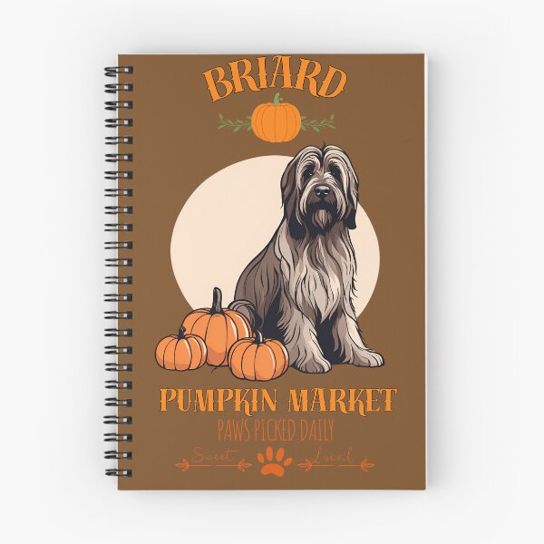 Item preview,  Pumpkin Market:briard  with Pumpkins and Seasonal Text designed and sold by GoodyPaws.