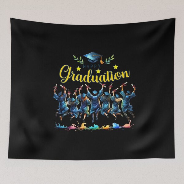Item preview, Happy Graduation – Watercolor Art for Apparel & Gifts designed and sold by artedigital99.