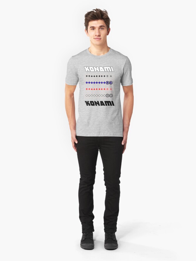 Alternate view of Konami Code Slim Fit T-Shirt