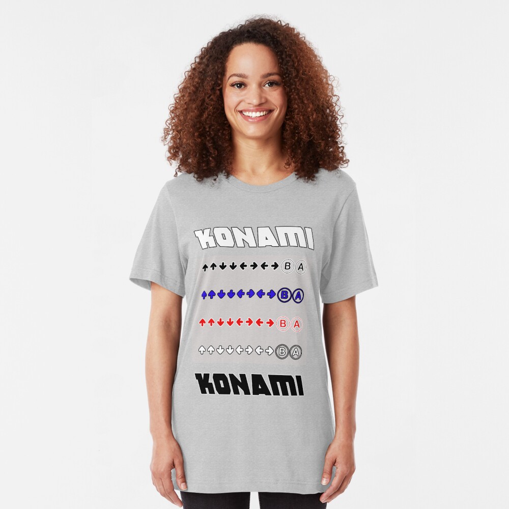 Konami Code Slim Fit T-Shirt