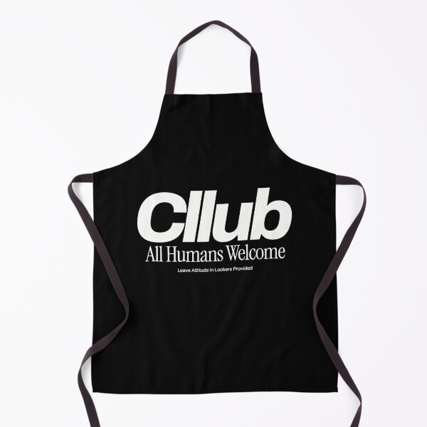 Item preview, Cllub - All Humans Welcome - Leave Attitude in Lockers Provided designed and sold by ThingsOnTees.