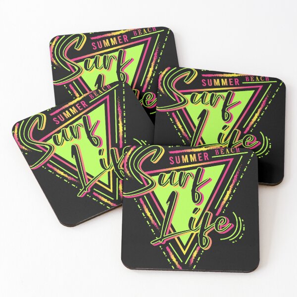 Item preview, Surf Life colourful typography designed and sold by srissdesigns.