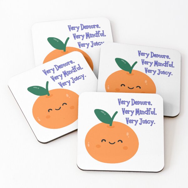 Item preview, Very Demure, Very Mindful - Cute Juicy Orange designed and sold by Teribelle.