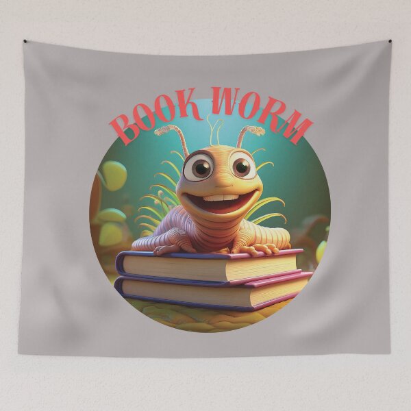 Item preview, Book Worm designed and sold by Grang Art Artistic Designs.