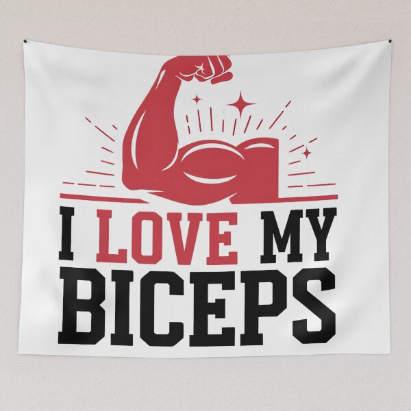 Item preview, biceps, gym, fitness, workout biceps design series designed and sold by Divine-Favour.