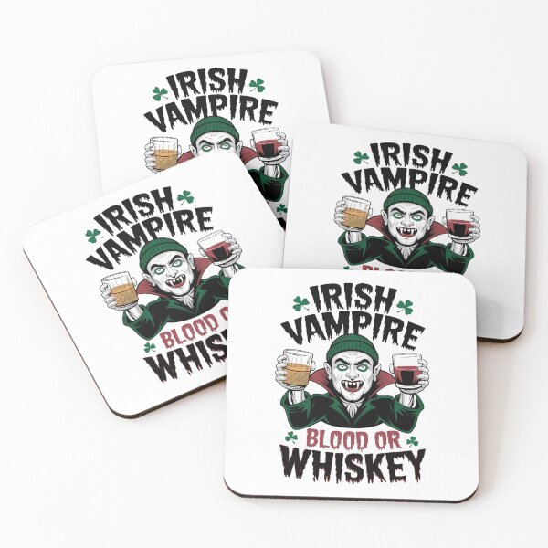Item preview, Irish Halloween Vampire - Blood or Whiskey designed and sold by REAL IRISH GIFTS.