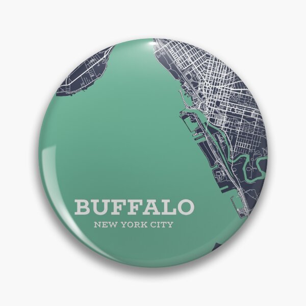 Artikelvorschau, Buffalo New York Stadtplan entworfen und verkauft von Archicut27.