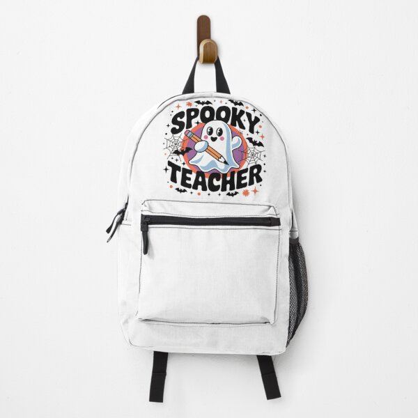 Item preview, Spooky Teacher T-Shirt: Retro Halloween Ghost & Pencil Design designed and sold by masteryStore.