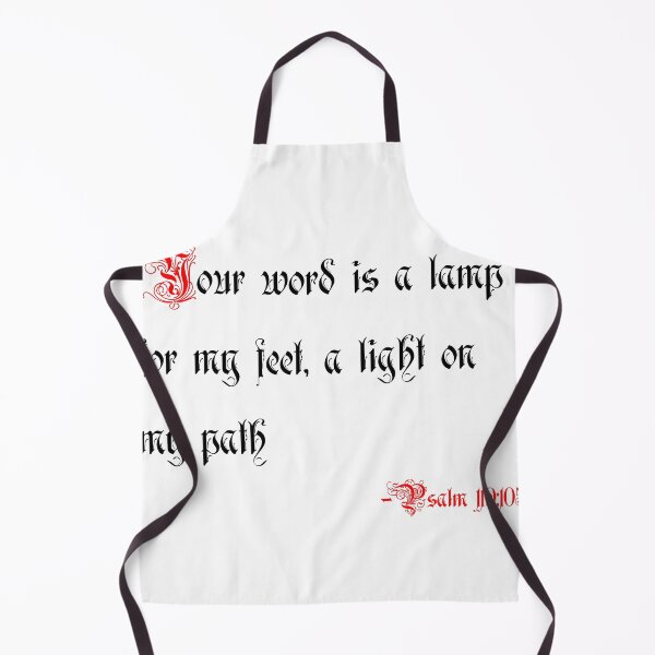 Item preview, Psalm 119:105 Your word is a lamp for my feet, a light on my path designed and sold by skyline-abe.