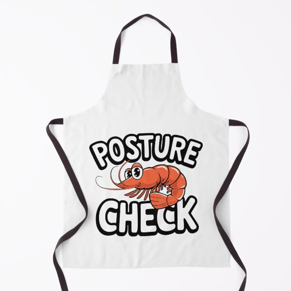 Item preview, Posture Check! Cute Shrimp Check designed and sold by PMCreative.
