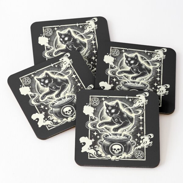 Item preview, The Witchy Cat designed and sold by FreeSailStudio.