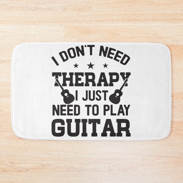 Item preview, I Don't Need Therapy Guitar Lover, Mental Health, ABA Therapist, Speech Therapy, BCBA, Positive Affirmation, Growth Mindset designed and sold by behindthefacts.