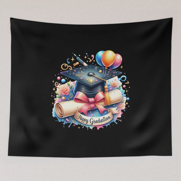 Item preview, Happy Graduation Cap – Celebratory Design for Graduates designed and sold by artedigital99.