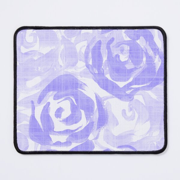 Item preview, All over painterly texture roses with linen texture - Purple designed and sold by JasmineGDesigns.