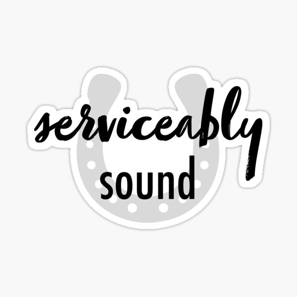Item preview, Serviceably Sound - Horseshoe designed and sold by bellamousse design co.
