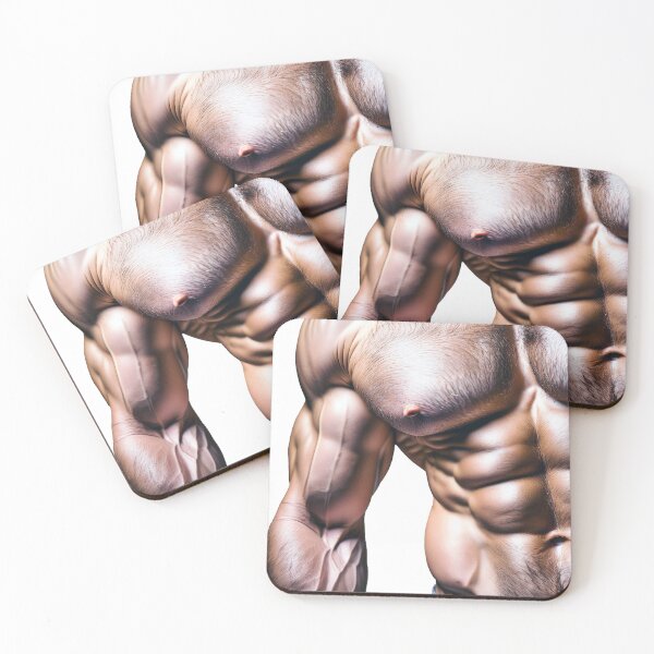 Item preview, Bold Masculine Chest Hair Art - Detailed Close-Up Design designed and sold by masculinepixels.