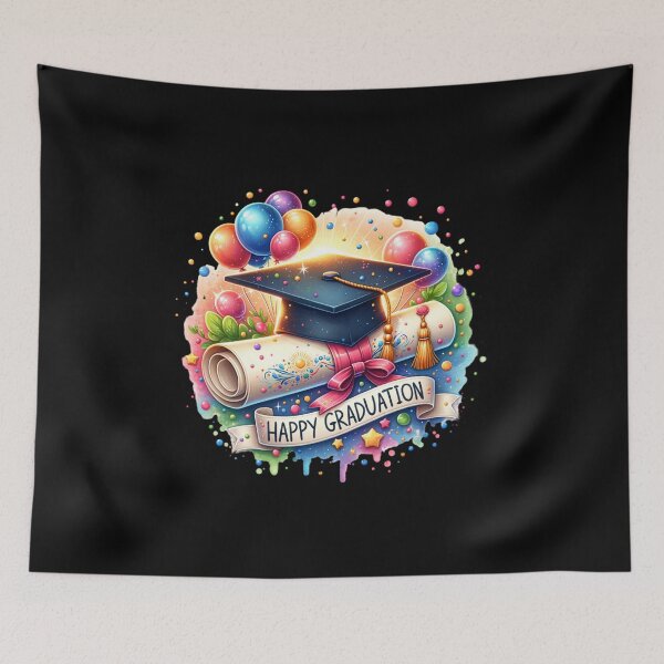 Item preview, Happy Graduation Cap – Celebratory Design for Graduates designed and sold by artedigital99.