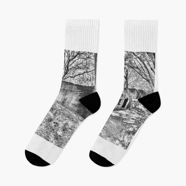 Item preview, Beaufort South Carolina Fort Fremont Black And White designed and sold by LisaWootenPhoto.