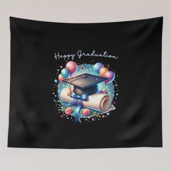 Item preview, Happy Graduation Cap – Celebratory Design for Graduates designed and sold by artedigital99.