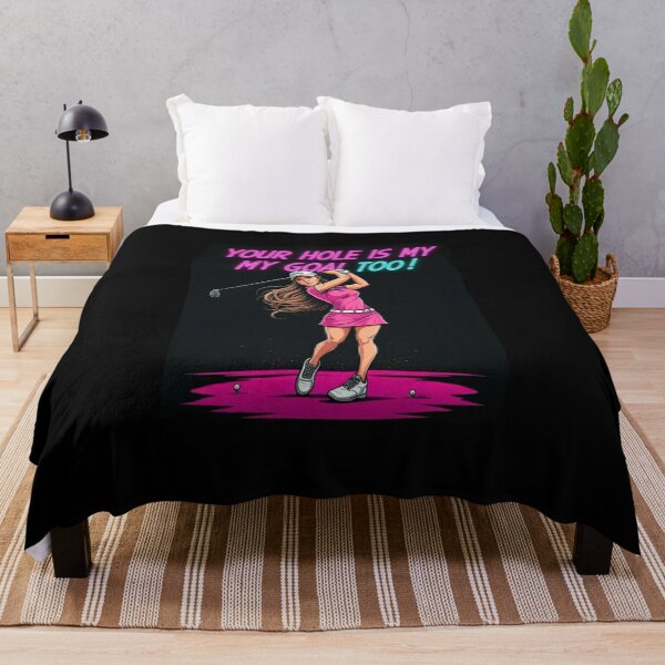 Item preview, Woman Golfing "Your Hole My Goal TOO!" Black designed and sold by JLEmporium.