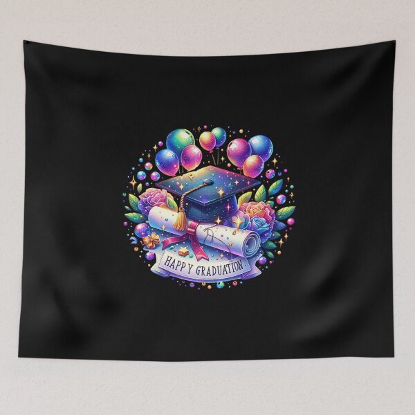 Item preview, Happy Graduation Cap – Celebratory Design for Graduates designed and sold by artedigital99.