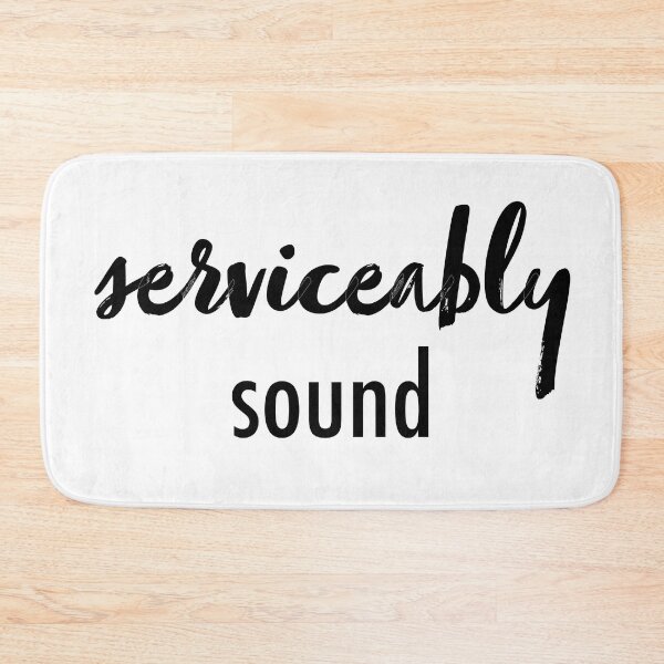 Item preview, Serviceably Sound designed and sold by bellamousse design co.