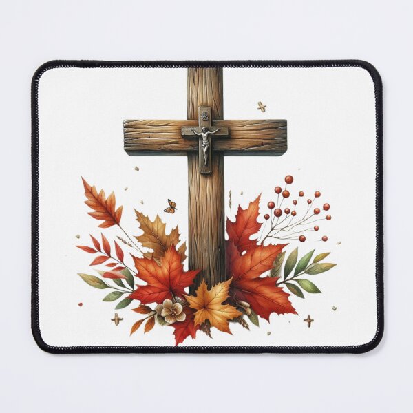 Item preview, Cross and Flower,Christian,Jesus designed and sold by deniz kaya.