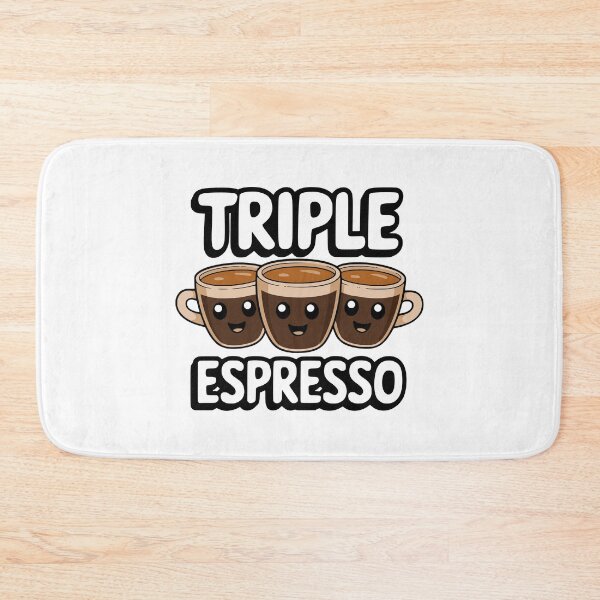 Item preview, Cute Triple Espresso Cartoon designed and sold by PMCreative.