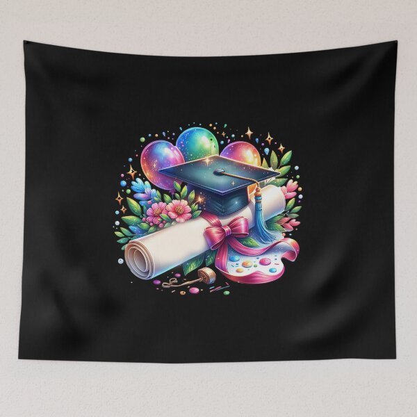 Item preview, Graduation Cap Cheers – Happy Graduation Design designed and sold by artedigital99.