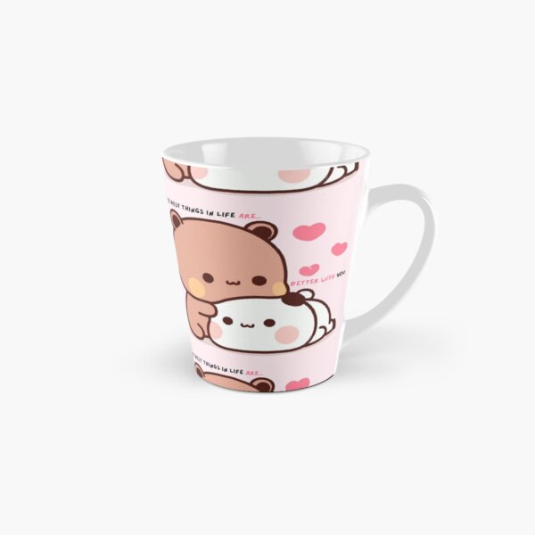 Aperçu de l'œuvre Les meilleures choses de la vie sont meilleures avec toi Bébé Panda Brownie Sugar True Love BuBu DuDu Mochi Milk peach Valentine xmas goma Couple 2025 créée et vendue par BrightStreets.