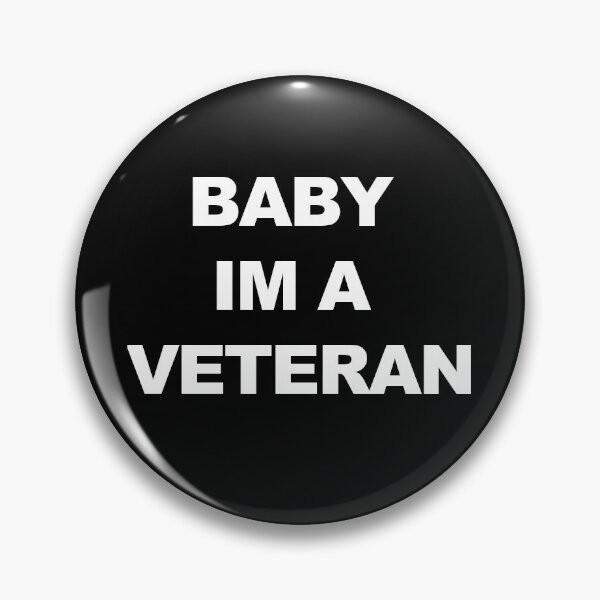 Item preview, Baby Im A Veteran Pin Jpegmafia Devon Hendryx Veteran Album Rap Pin designed and sold by MONIKUH.