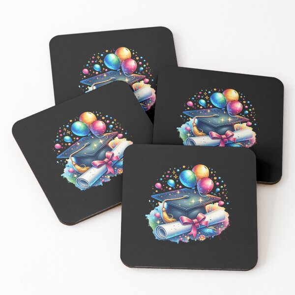 Item preview, Graduation Cap Cheers – Happy Graduation Design designed and sold by artedigital99.