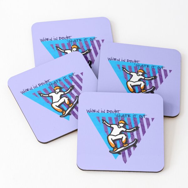 Item preview, Ride the Vibes: When in doubt skate it out -  designed and sold by SparklingMoment.