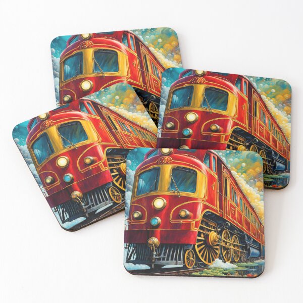 Item preview, The Red Steam Train  designed and sold by Keysgirl011.