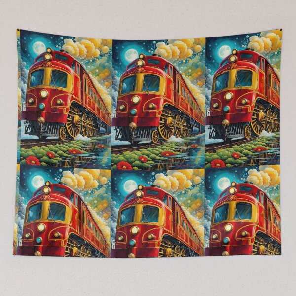 Item preview, The Red Steam Train  designed and sold by Keysgirl011.