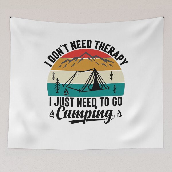 Item preview, I Don't Need Therapy Camping Dad Father's Day, Nature Lover, Mental Health, ABA Therapist, Speech Therapy, BCBA, Positive Affirmation, Growth Mindset designed and sold by behindthefacts.