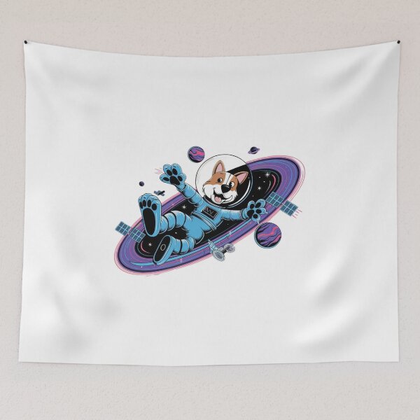 Item preview, Cosmic Corgi in Space designed and sold by EccentricEasel.