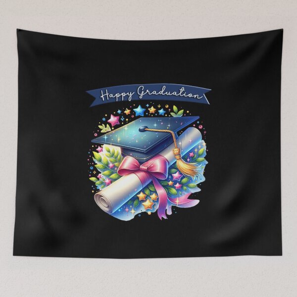 Item preview, Graduation Glory – Happy Graduation Cap Design designed and sold by artedigital99.