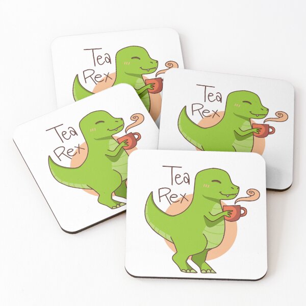 Item preview, Tea Rex Dinosaur Pun designed and sold by Katieart26.