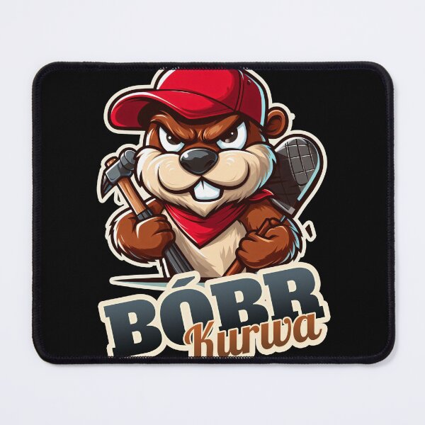Item preview, Bóbr Kurwa carpenter, polish, beaver, bober, bobr designed and sold by ThisDress.